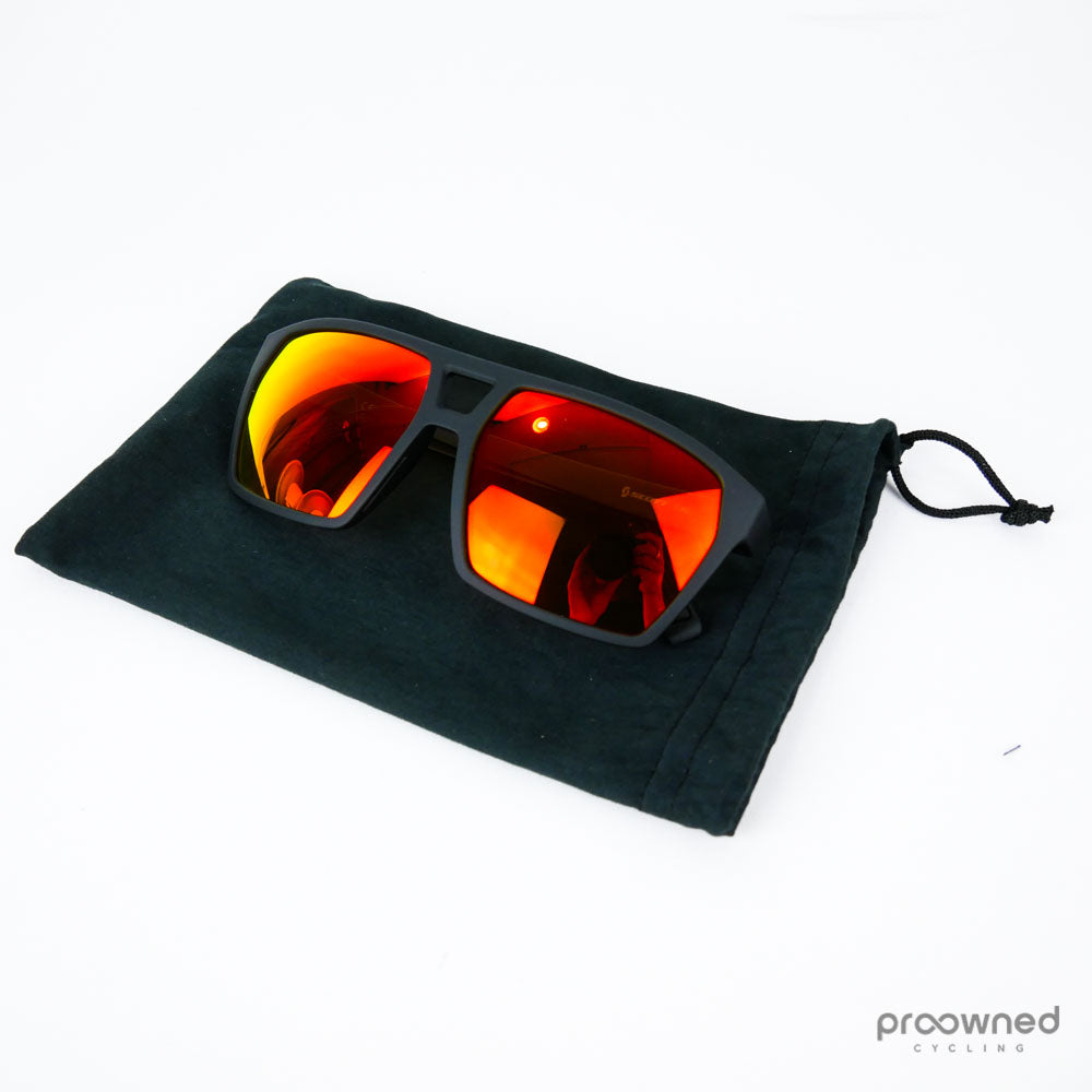 Blive kold komme genopretning Scott Tune Sunglasses - Matt Black/Red Chrome Enhancer – CYKOM